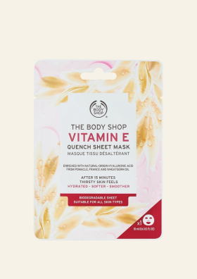 Maska za obraz iz naravnih vlaken Vitamin E - The Body Shop