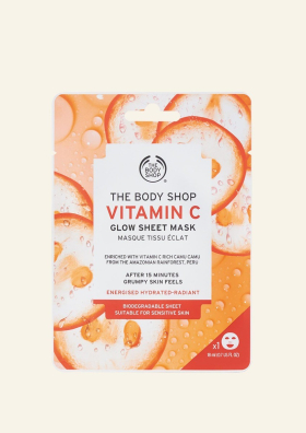Maska za obraz iz naravnih vlaken Vitamin C - The Body Shop