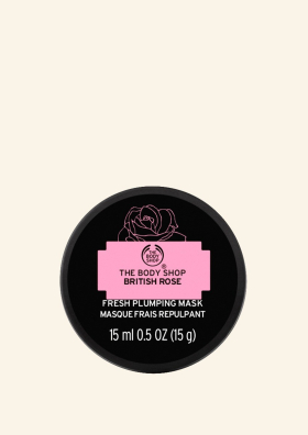 Globinska vlažilna maska za obraz British Rose (15 ml) - The Body Shop