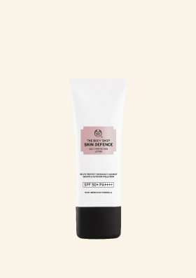 Vlažilna zaščitna krema za obraz Skin Defence SPF50 PA++++ - The Body Shop