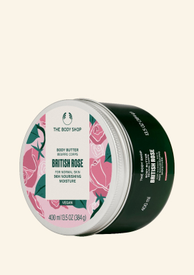 Maslo za telo British Rose 400 ml - The Body Shop
