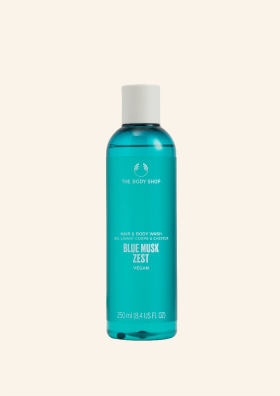 Šampon za lase in telo Blue Musk Zest 250 ml - The Body Shop
