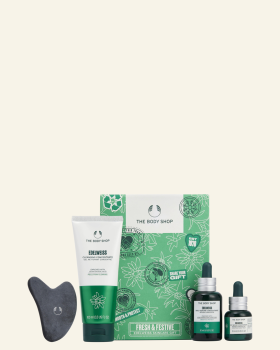 Darilni set za nego obraza Fresh & Festive - Edelweiss - The Body Shop