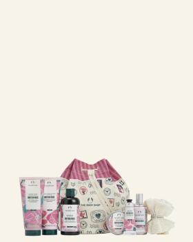 Super maxi darilo Bloom & Glow - British Rose - The Body Shop