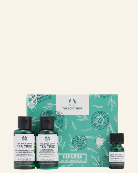 Darilni set za nego obraza Clean & Gleam - Čajevec - The Body Shop