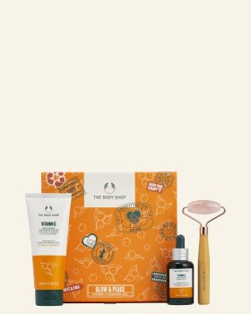 Darilni set za nego obraza Glow & Peace - Vitamin C - The Body Shop