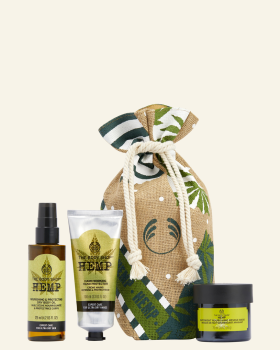 Darilno pakiranje za nego telesa Hemp & A Hug - The Body Shop